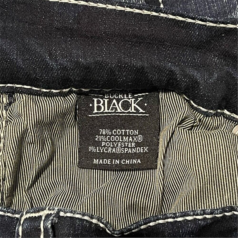 Buckle Black Jeans Mens 30W x 33L Blue Dark Wash Bootcut Stretch #Denim #Jeans - Picture 6 of 12